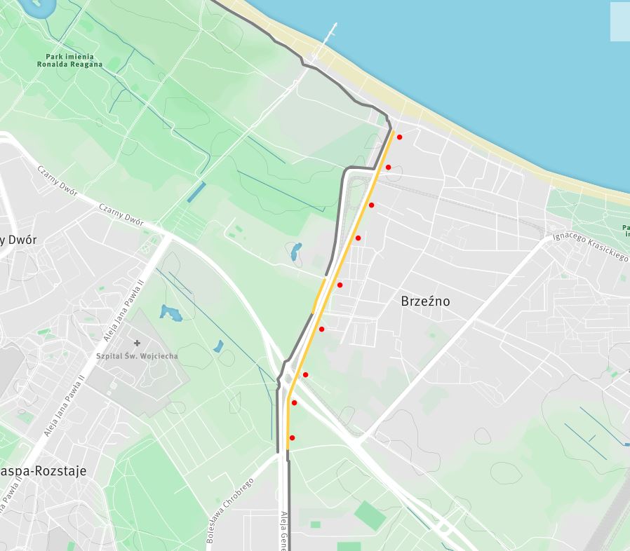 Rozpoczyna się budowa EuroVelo 10/13 na al. Hallera w Gdansku, trasa w Sobieszewie na półmetku