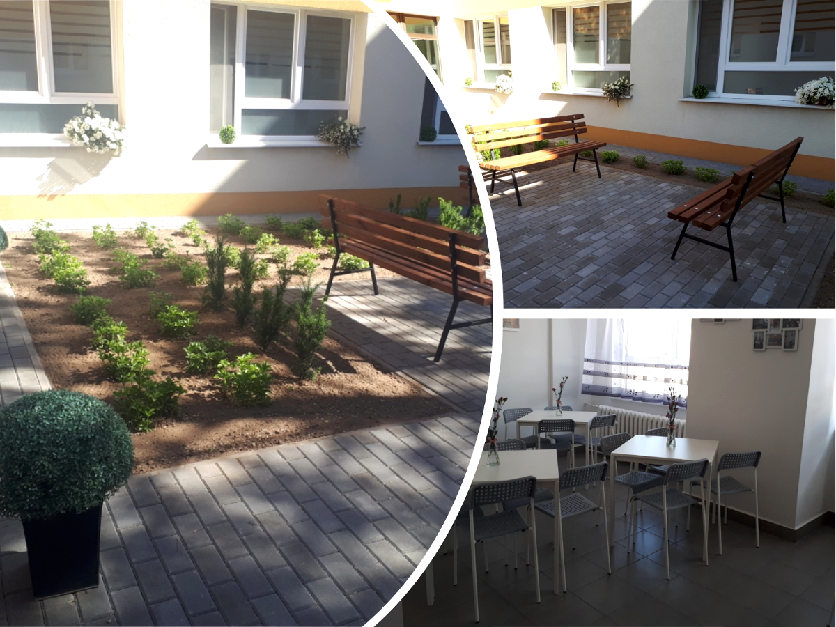 Nowe patio dla pacjentów i stołówka dla pracowników szpitala w Wejherowie. Wszystko dzięki wolontariuszom