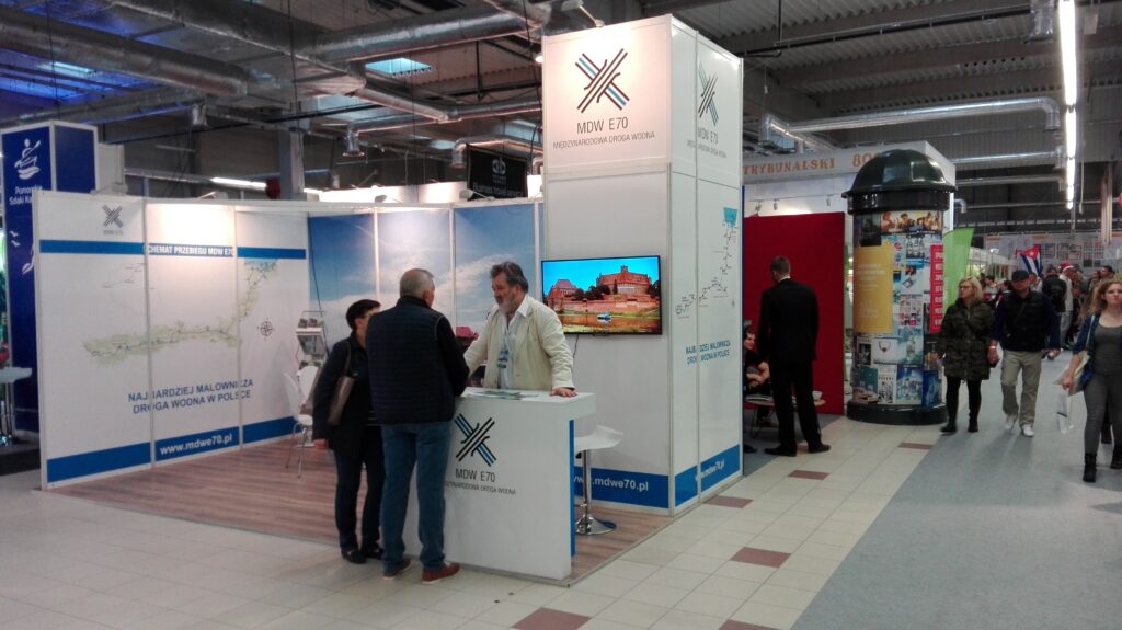 INTERNATIONAL WATERWAY E70 AT THE WORLD TRAVEL SHOW IN NADARZYN, POLAND