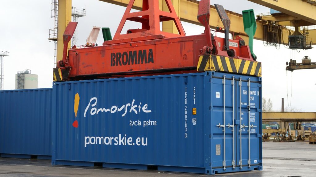 CONTAINERS WILL SHIP UP THE VISTULA. AS A TEST, FOR NOW