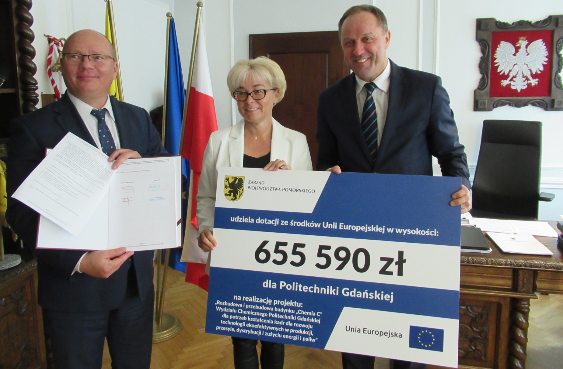 Prawie 656 tys. zł więcej dostanie Politechnika Gdańska. Dodatkowe dofinansowanie dla budynku „Chemia C”