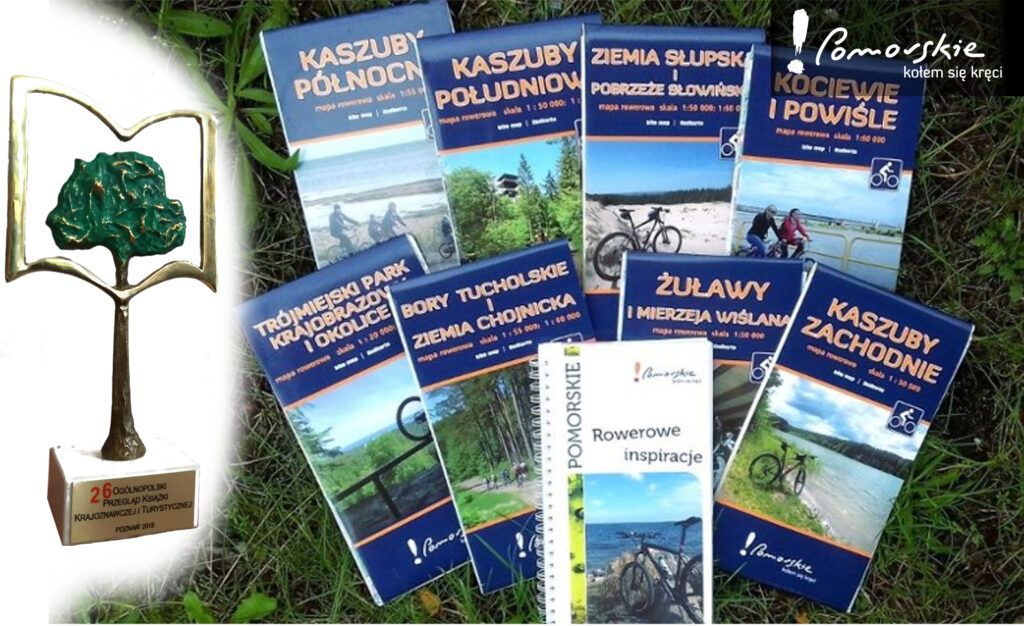 !Pomorskie mapy rowerowe z nagrodą Ogólnopolskiego Przeglądu Książki Krajoznawczej i Turystycznej