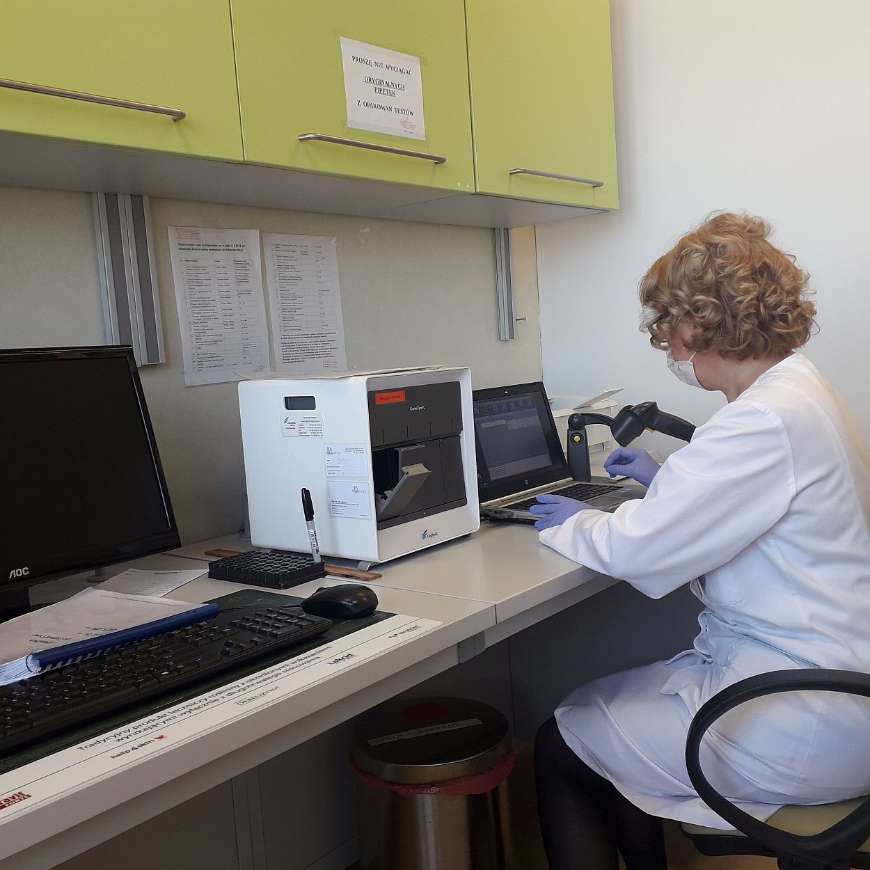 Laboratorium w słupskim szpitalu od poniedziałku wykonuje testy na koronawirusa