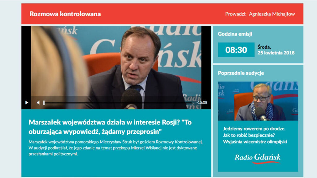 Marszałek konsekwentnie krytykuje plan przekopu Mierzei Wiślanej. Żąda też przeprosin od wiceministra Witkowskiego