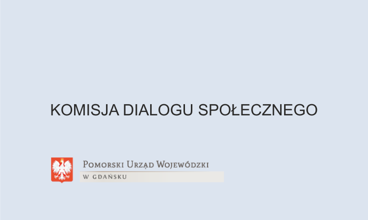 Link do strony Komisji Dialogu Społecznego działającej przy Pomorskim Urzędzie Wojewódzkim