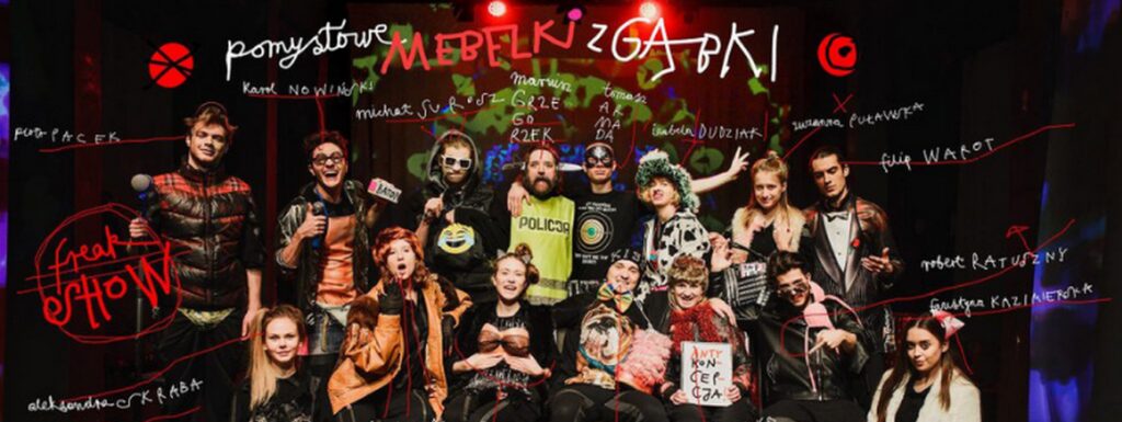 „Pomysłowe mebelki z gąbki”. Spektakl dyplomowy studentów z Łodzi w Szekspirowskim