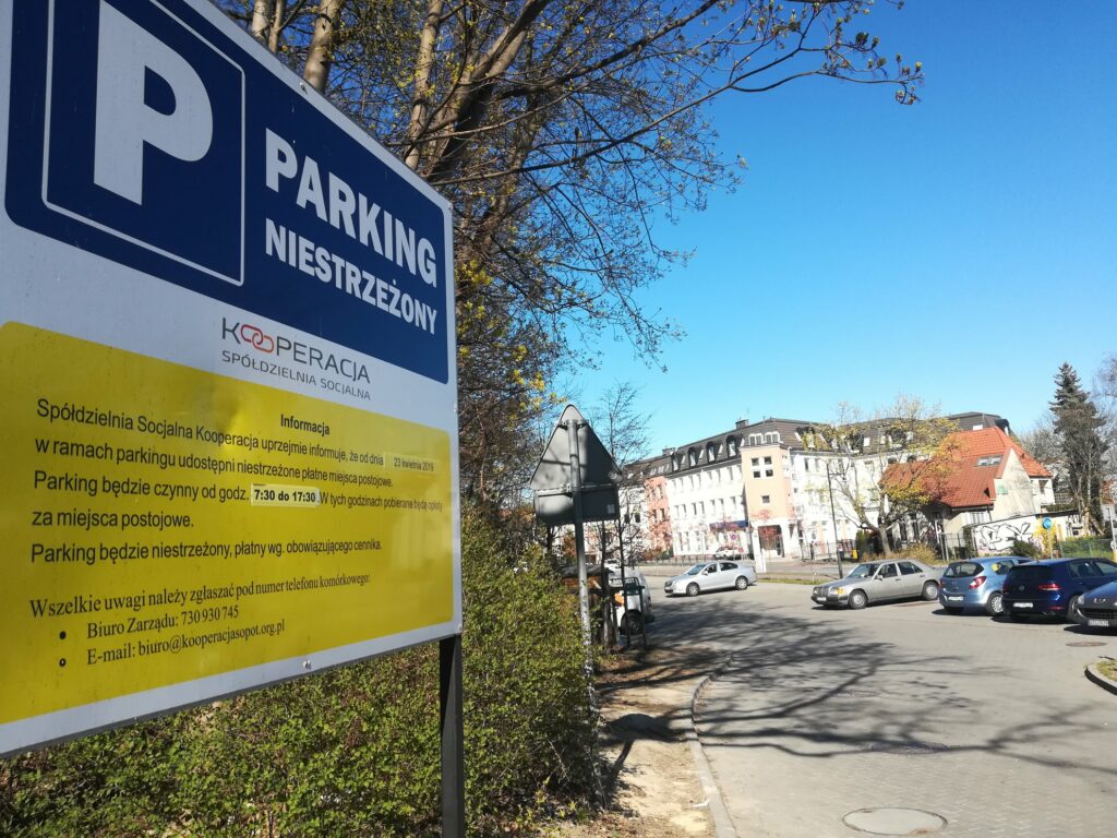 Oferta parkingów w Sopocie [Spółdzielnia Socjalna „Kooperacja”]