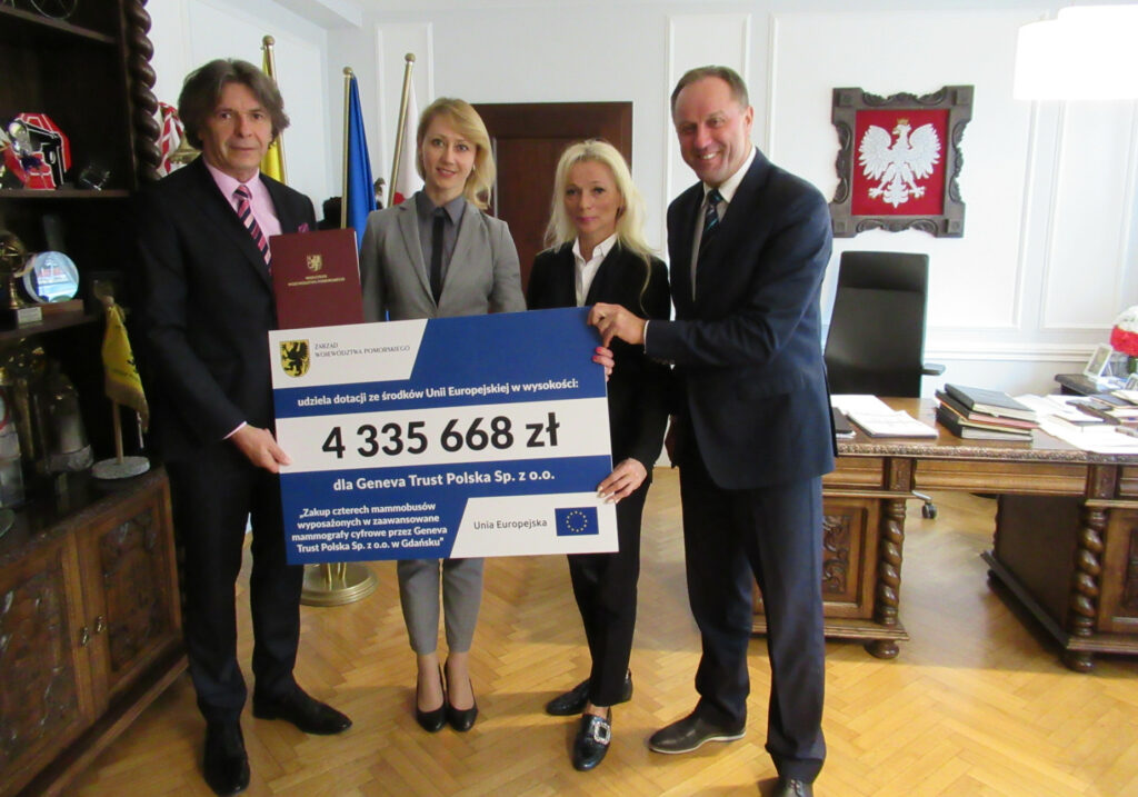 Ponad 4,3 mln zł unijnego wsparcia na ochronę zdrowia. Będą cztery mammobusy i centrum geriatryczne w Sopocie