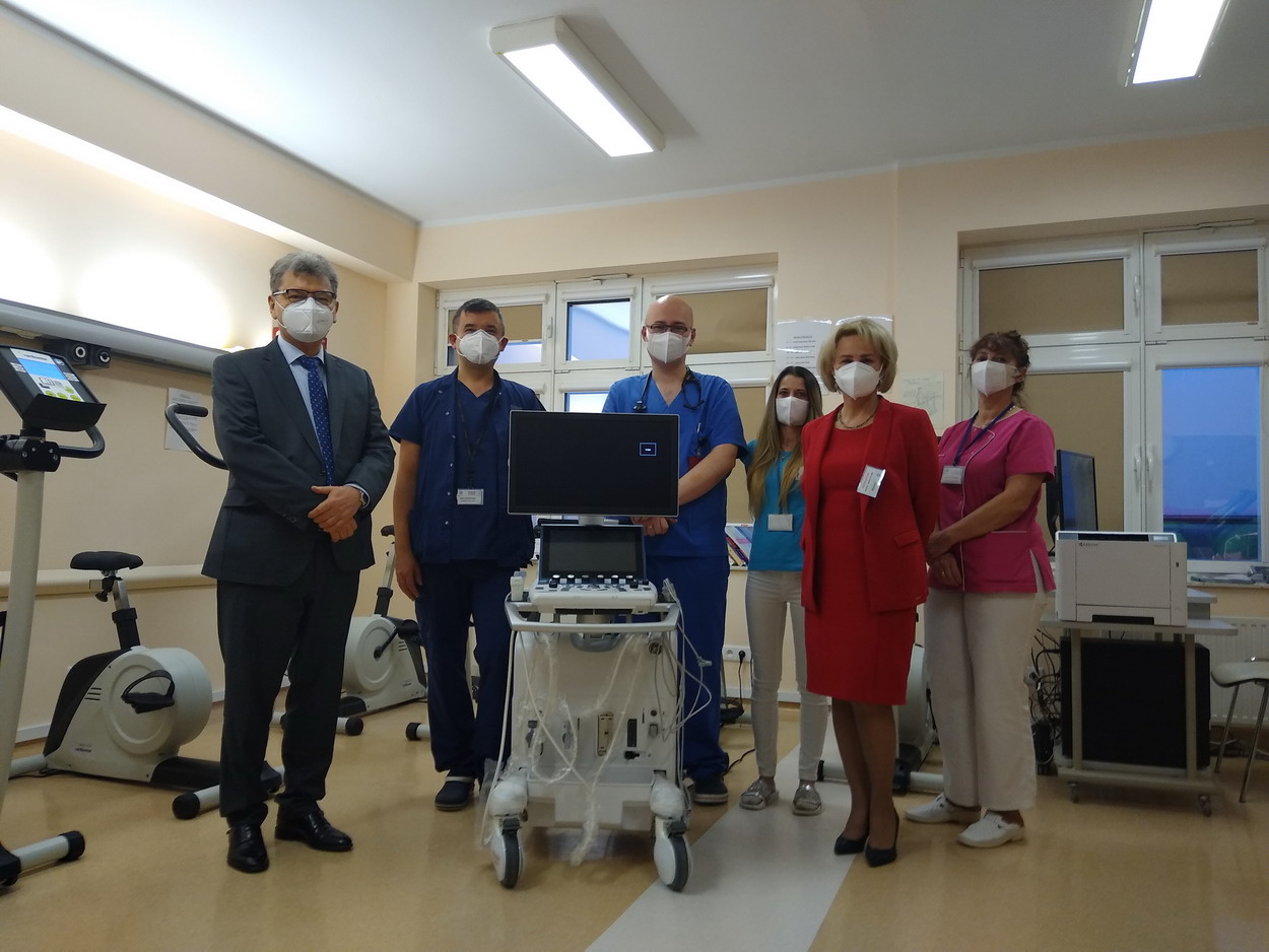 Zarząd szpitala w Słupsku i zespół Oddziału Kardiologii i Rehabilitacji Kardiologicznej