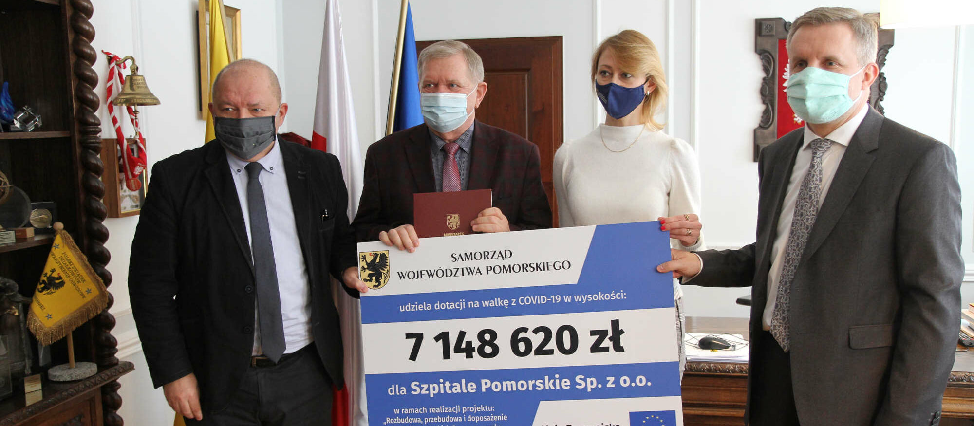 Dodatkowe unijne środki dla szpitali w Gdyni na walkę z COVID-19. Dostaną ponad 7 mln zł
