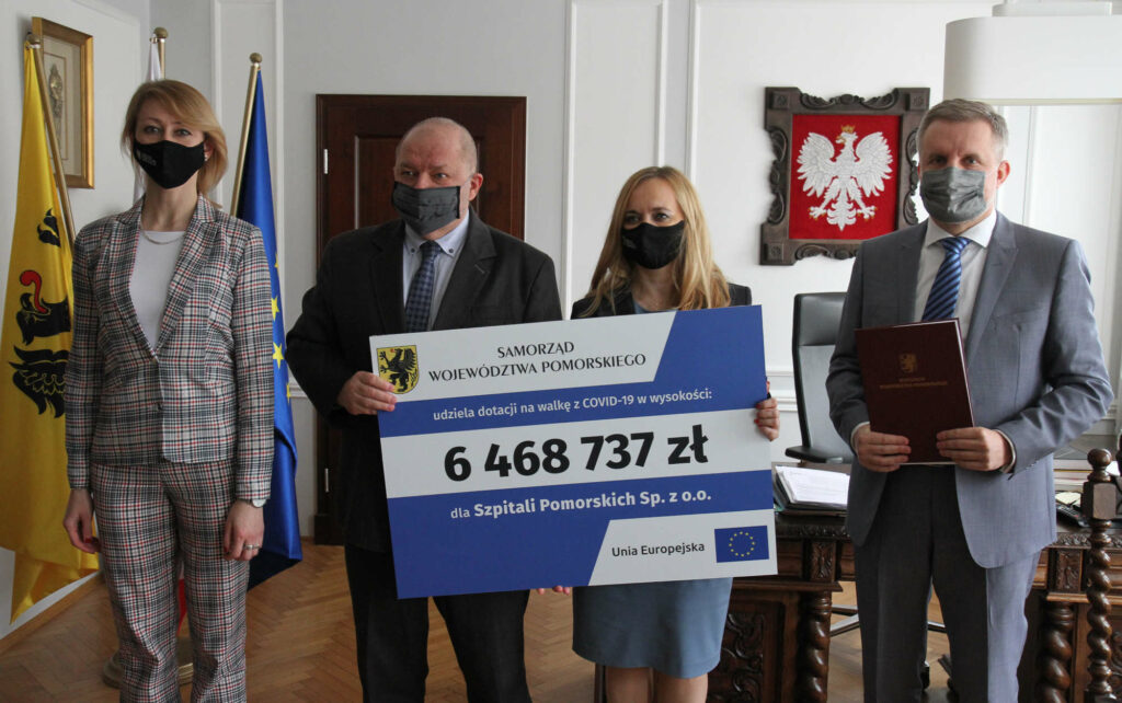 Szpitale w Gdyni dostaną dodatkowe 6,5 mln zł z UE. To środki na walkę z COVID-19