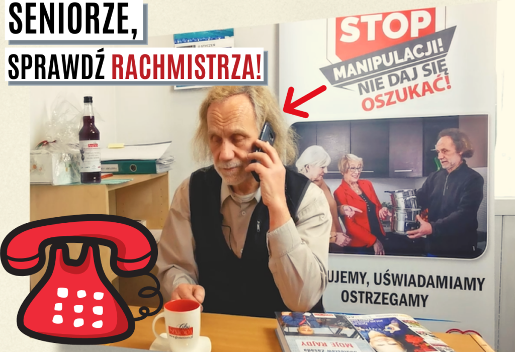 Nie daj się oszukać i sprawdź rachmistrza! Kampania społeczno-edukacyjna skierowana do seniorów