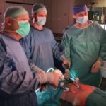 Laparoskopowa operacja u pacjenta z nowotworem żołądka. Fot. materiał prasowy szpitala w Słupsku