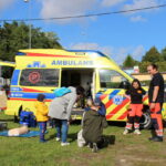 Ćwiczenia z zasad udzielania pierwszej pomocy. Fot. źródło: Facebook/gmina Pruszcz Gdański