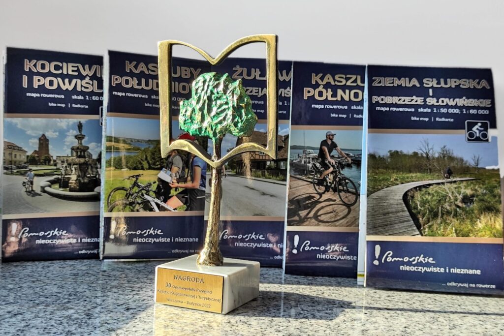 Pomorskie mapy rowerowe nagrodzone! Warto poznać z nimi miejsca nieoczywiste i nieznane