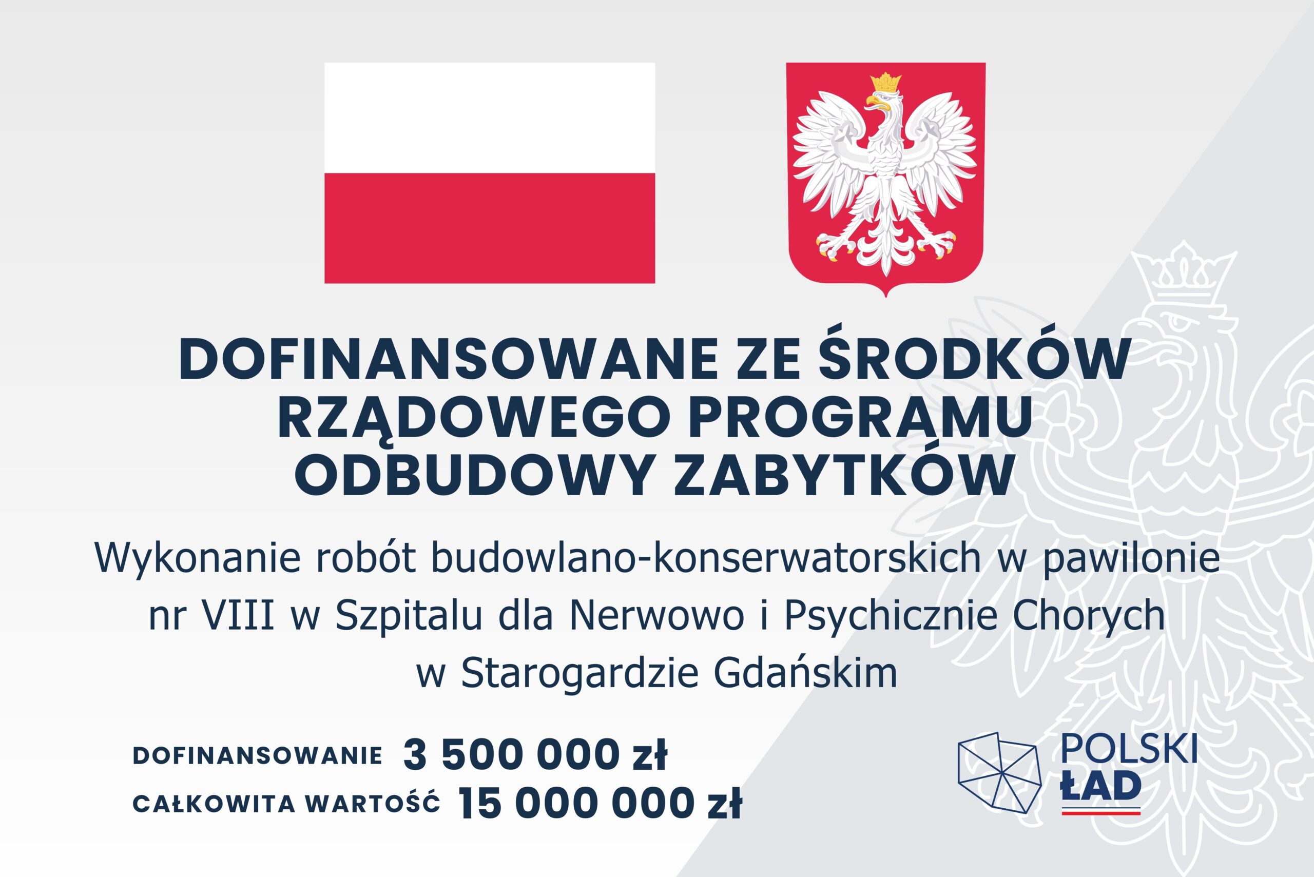 Dofinansowano ze środków Rządowego Programu Odbudowy Zabytków
