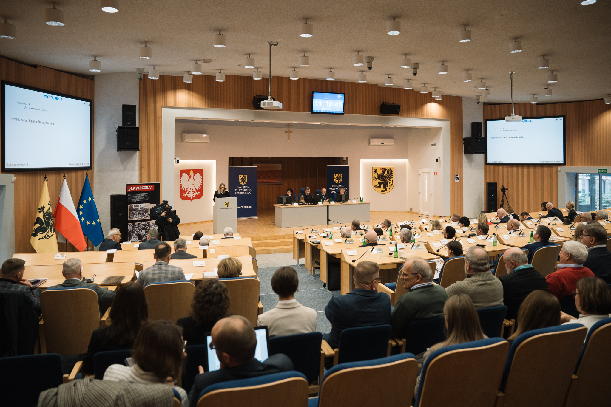 XX sesja Sejmiku Województwa Pomorskiego [TRANSMISJA OD GODZ. 11.00]