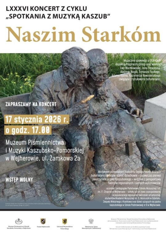 Plakat koncertu w Wejherowie