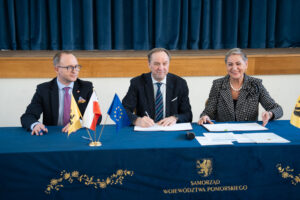 Podpisanie porozumienia w sprawie uzgodnienia Pakietu Projektów Rewitalizacyjnych w ramach FEP 2021-2027 pomiędzy Województwem Pomorskim a Miastem Słupsk