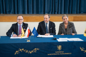Podpisanie porozumienia w sprawie uzgodnienia Pakietu Projektów Rewitalizacyjnych w ramach FEP 2021-2027 pomiędzy Województwem Pomorskim a Miastem Słupsk