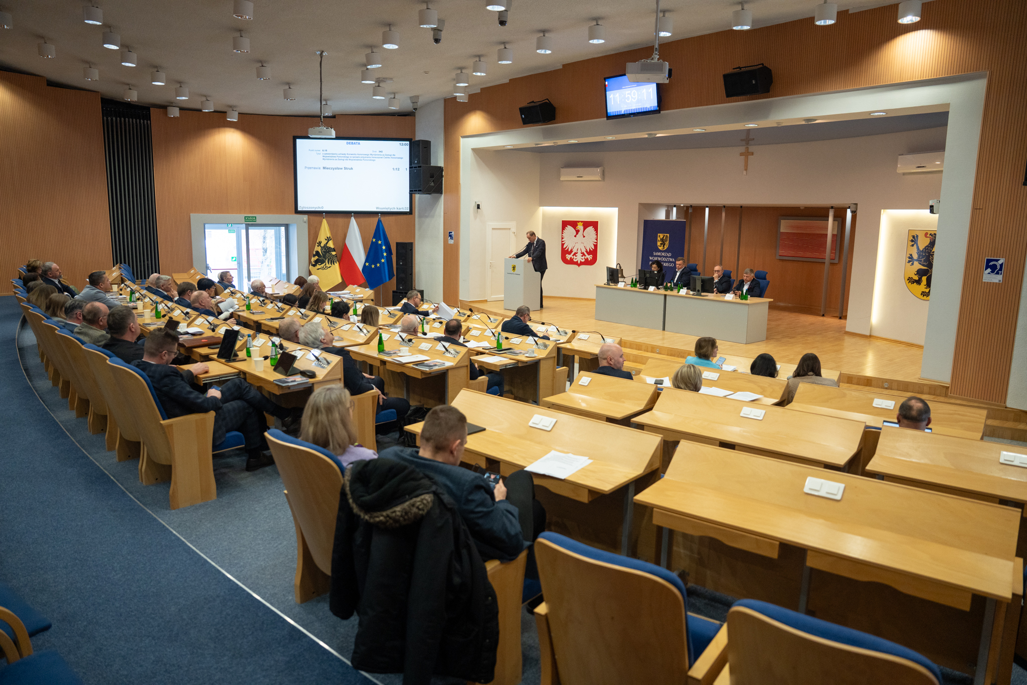 XXIV sesja Sejmiku Województwa Pomorskiego [TRANSMISJA OD GODZ. 11.00]