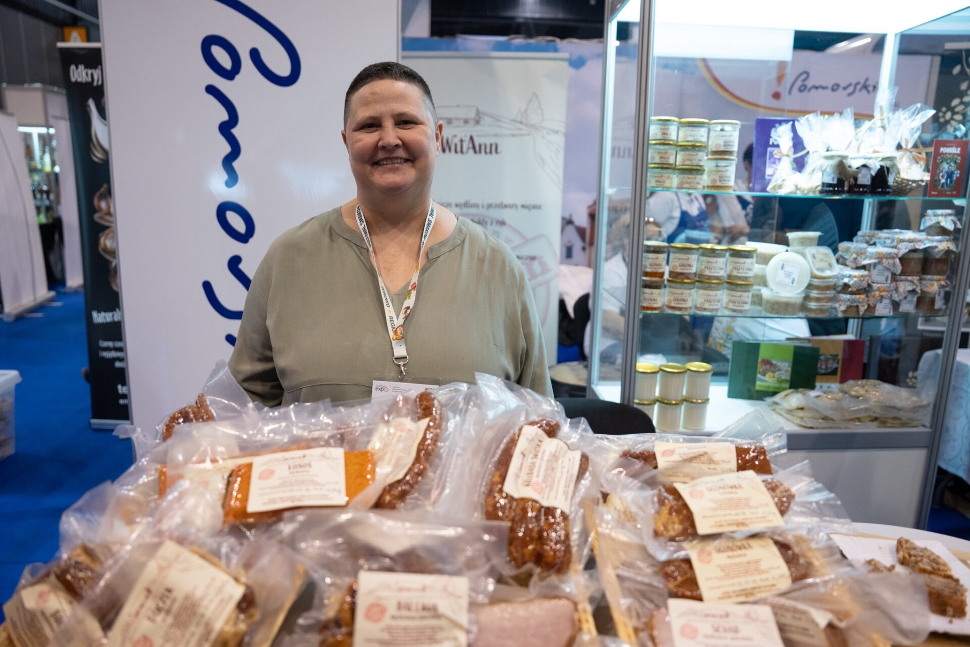 Jej łosoś wędzony to prawdziwa petarda, a biała kiełbasa na Wielkanoc też ma fanów