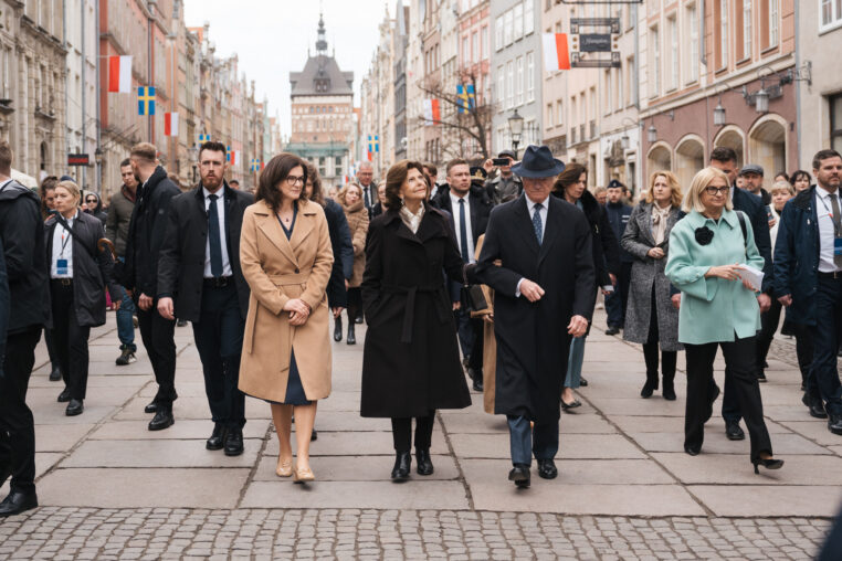 Królewski dzień w Gdańsku. Monarchowie ze Szwecji odwiedzili stolicę Pomorza