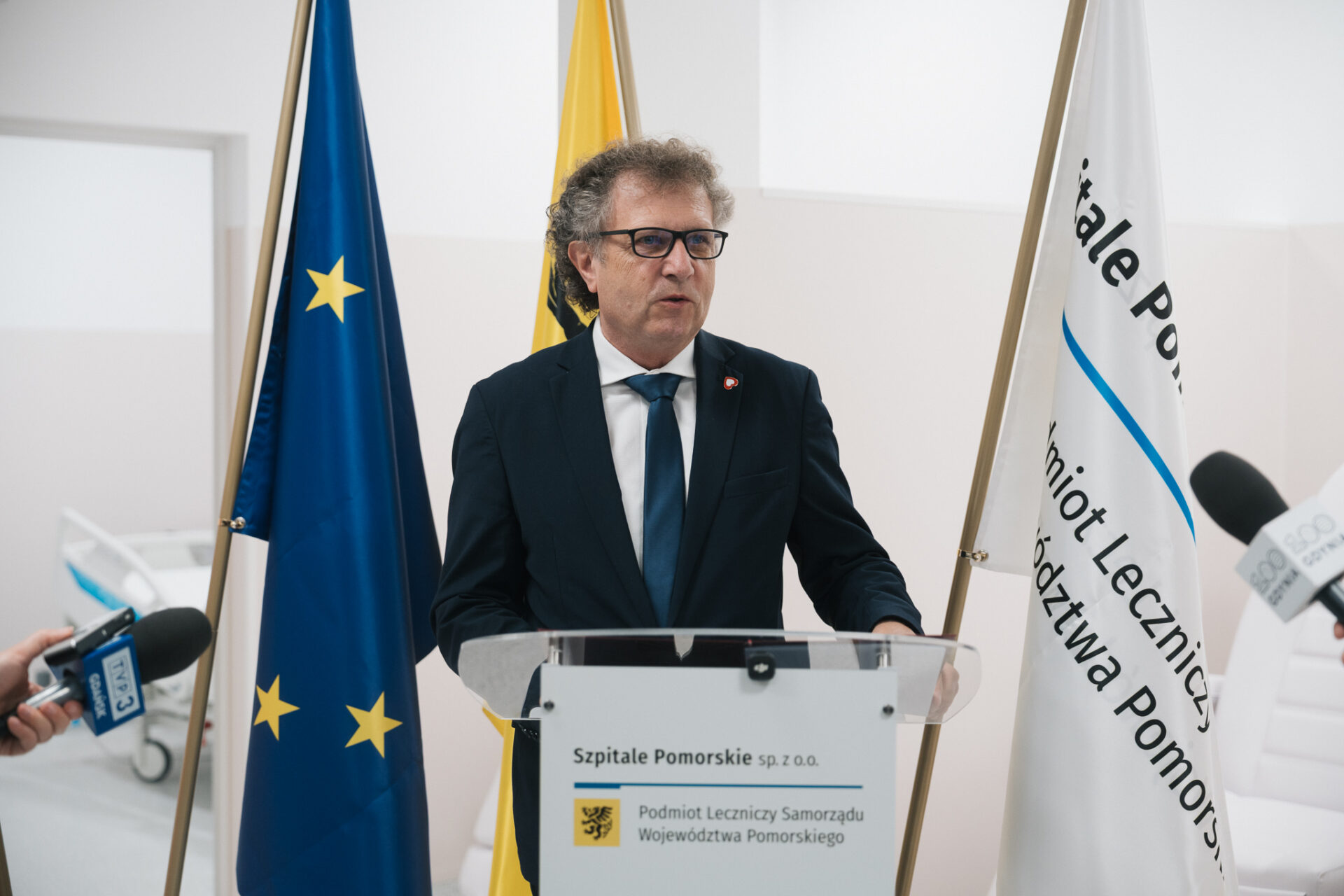 Otwarcie pracowni PET w Szpitalu Morskim im. PCK w Gdyni z udziałem Jacka Karnowskiego